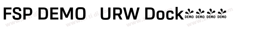 FSP DEMO   URW Dock字体转换